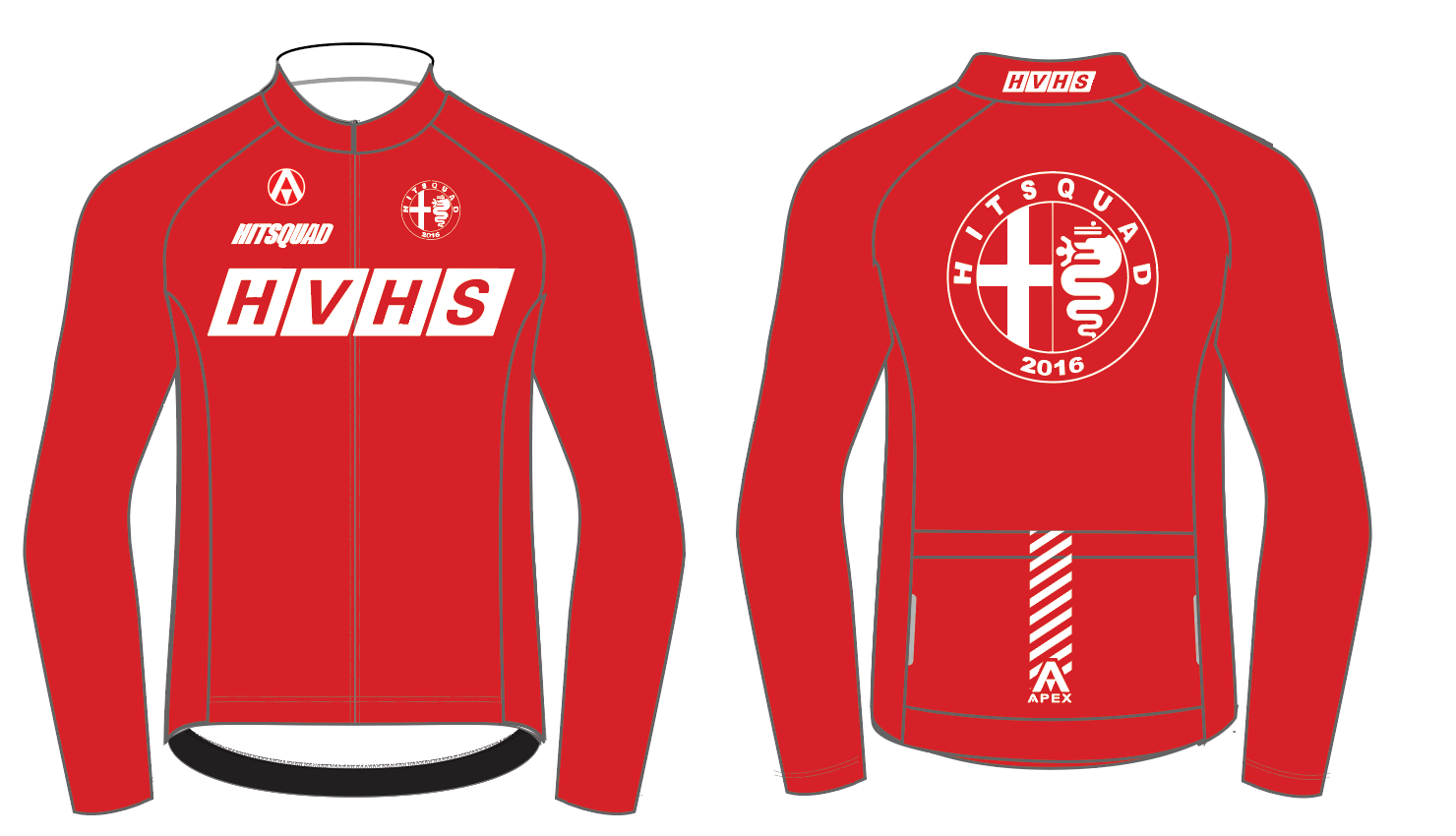 HVHS PRO MISTRAL JACKET - RED