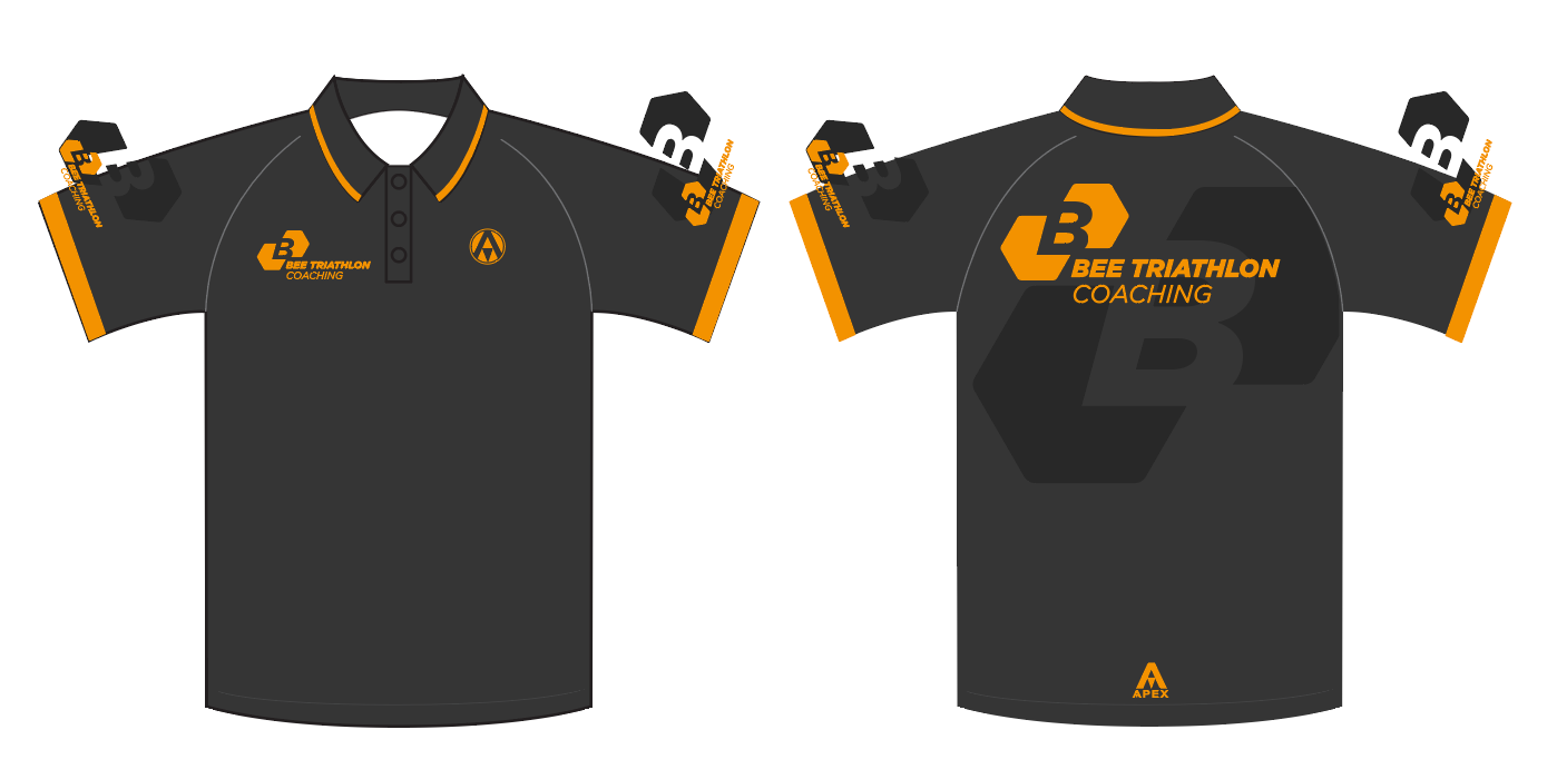 BEE TRI COACHING POLO SHIRT