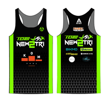 Load image into Gallery viewer, NEW2TRI RUN VEST - BLACK (INC KIDS)