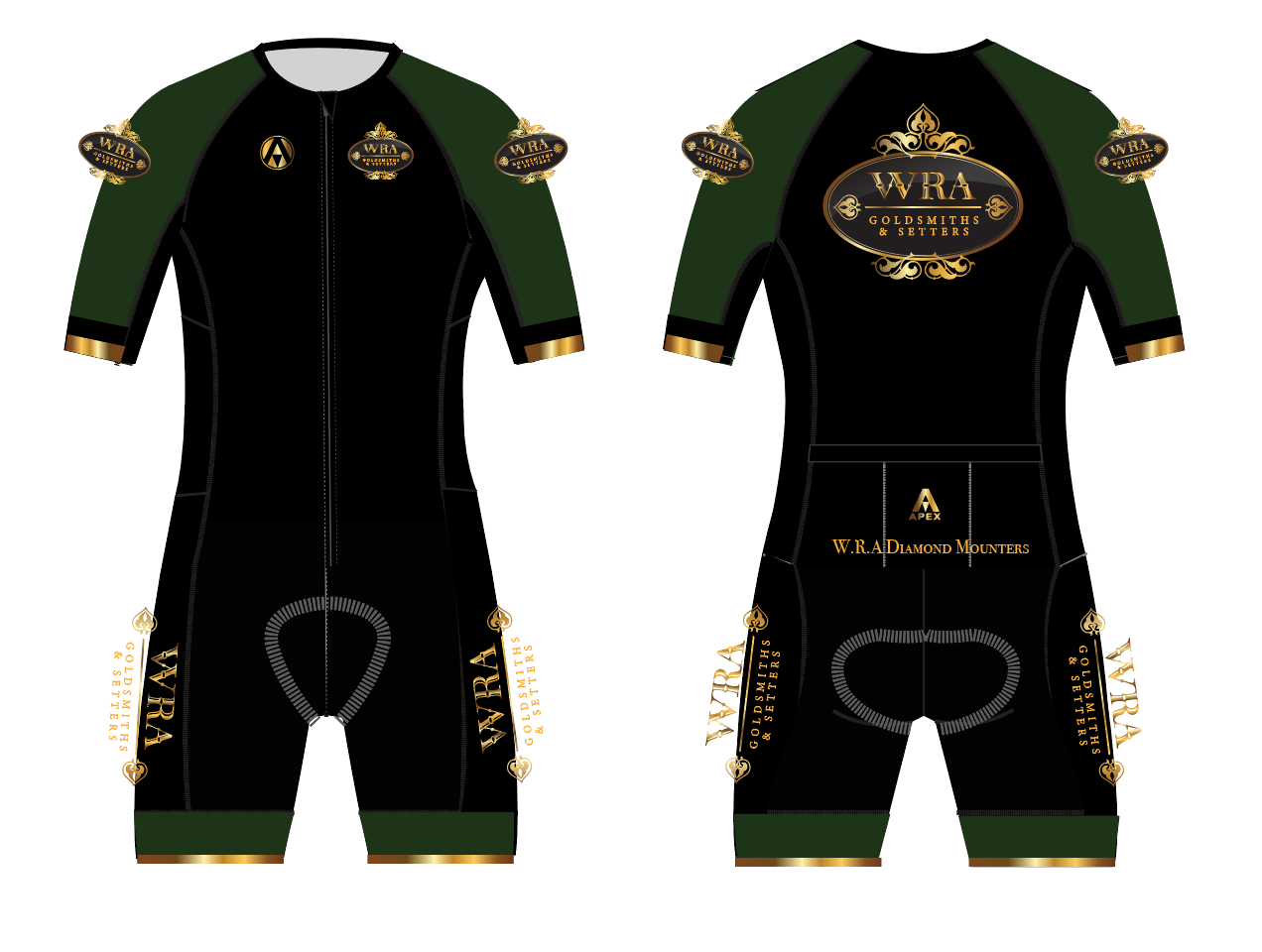 WRA PRO ENDURANCE RACE SPEED TRI SUIT