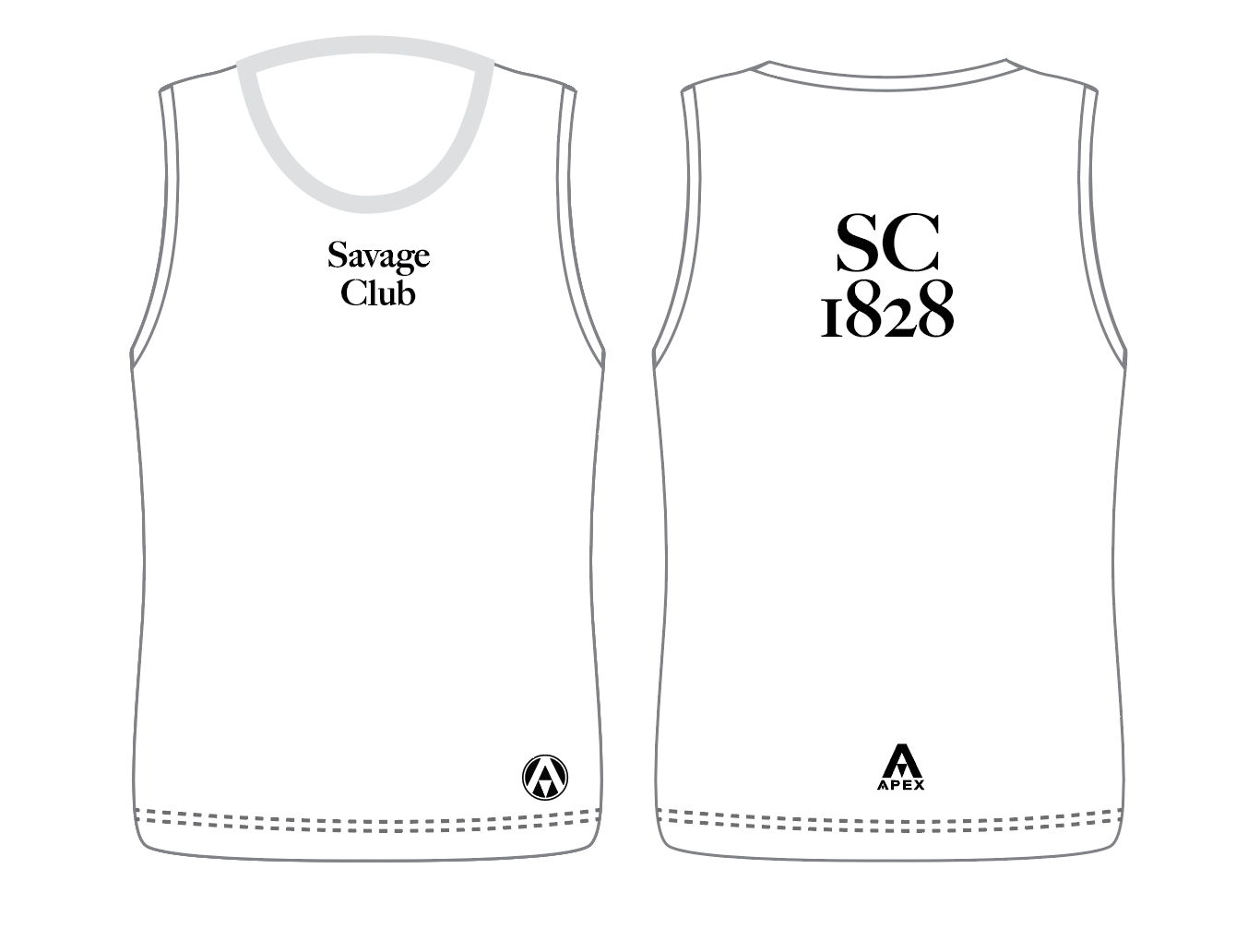 SAVAGE CLUB UNDER VEST (SLEEVELESS BASE LAYER)