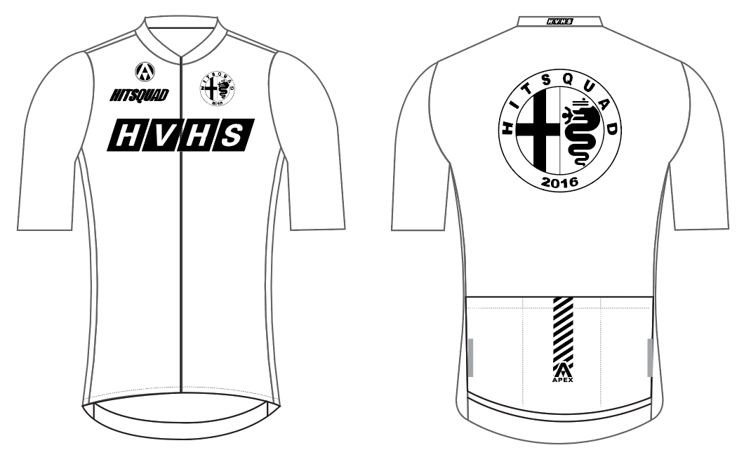 HVHS PRO SHORT SLEEVE JERSEY - WHITE