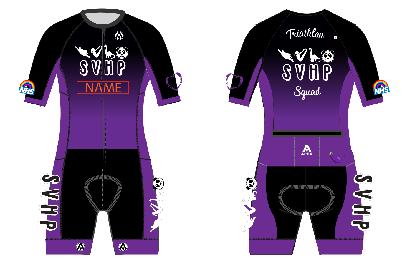 SVHP ENDURANCE PRO RACE SPEED TRI SUIT