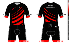 Load image into Gallery viewer, WIGAN HARRIERS TRI PRO ENDURANCE RACE SPEED TRI SUIT