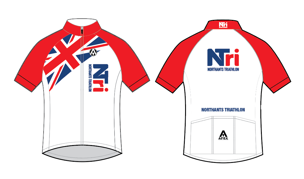 NORTHANTS TRI TEAM SS JERSEY - WHITE