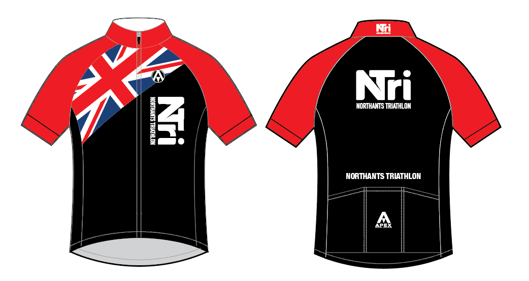 NORTHANTS TRI ELITE SS JERSEY - BLACK