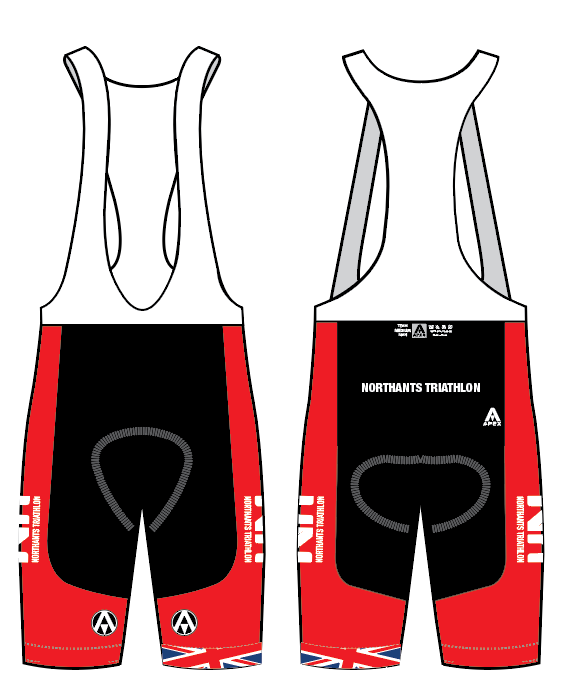 NORTHANTS TRI TEAM BIB SHORTS