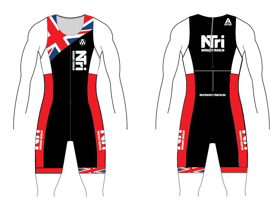 NORTHANTS TRI TEAM TRI SUIT - BLACK
