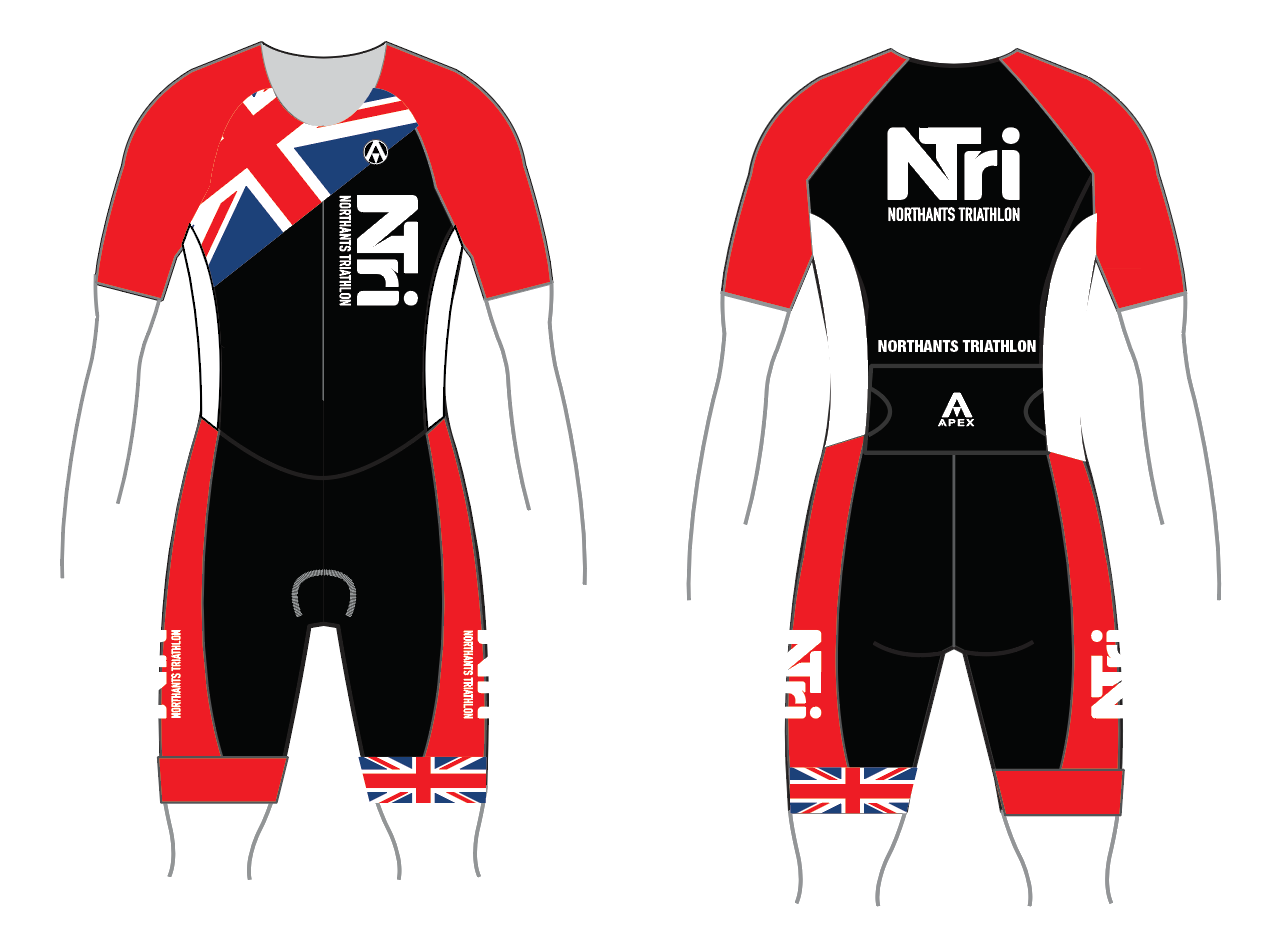 NORTHANTS TRI ELITE SPEED TRI SUIT - BLACK