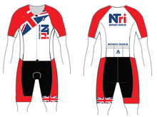 Load image into Gallery viewer, NORTHANTS TRI ENDURANCE PRO RACE SPEED TRI SUIT - WHITE