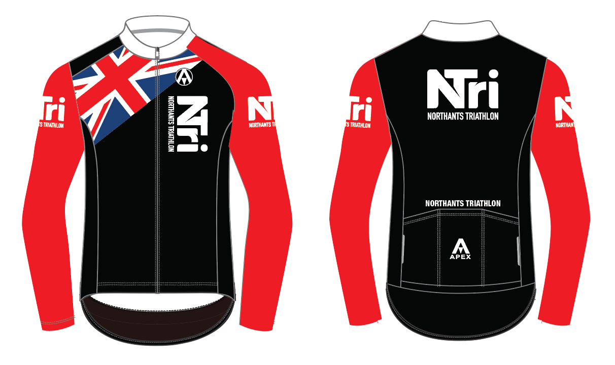NORTHANTS TRI GAVIA LONG & SHORT SLEEVE JACKET
