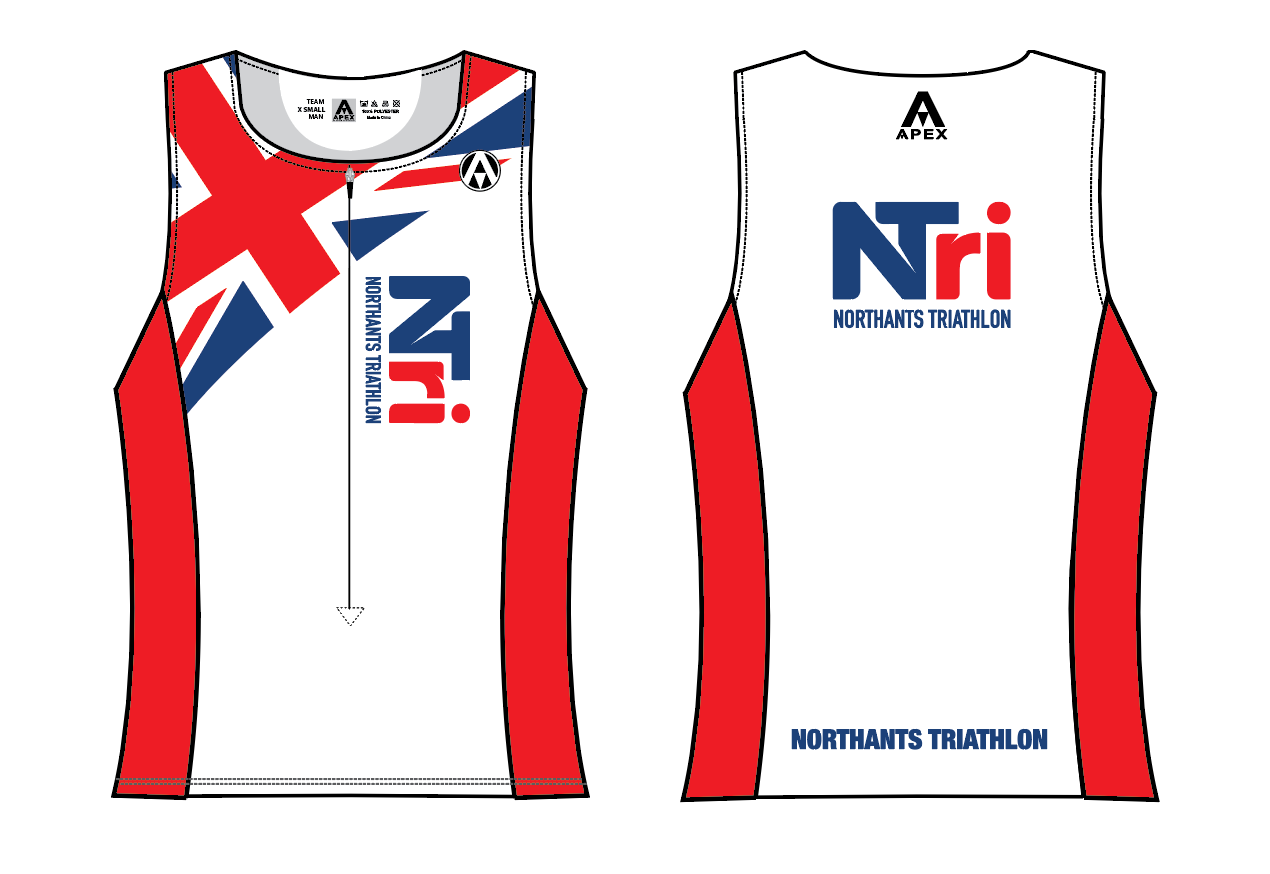 NORTHANTS TEAM TRI TOP - WHITE