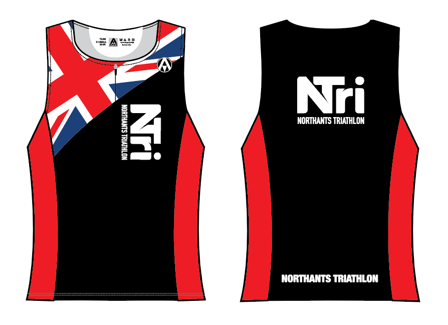 NORTHANTS TEAM TRI TOP - BLACK