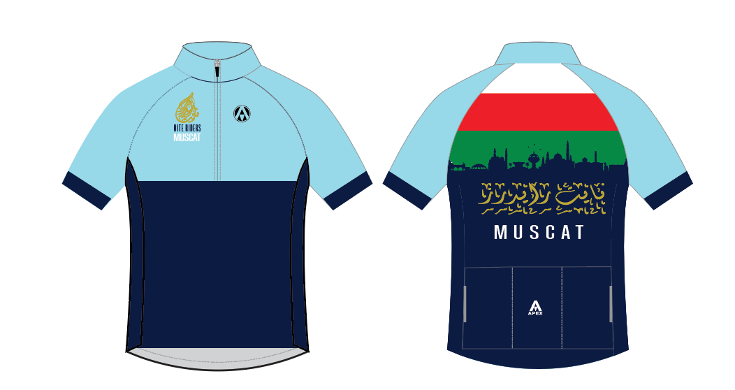MUSCAT NITE RIDERS TEAM SS JERSEY - D2