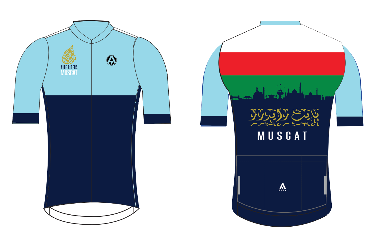 MUSCAT NITE RIDERS PRO SHORT SLEEVE JERSEY - D2
