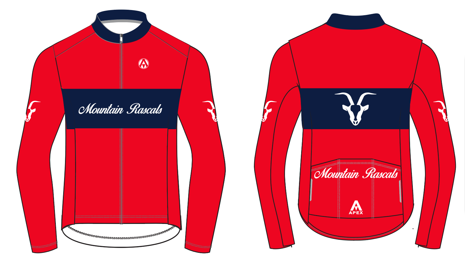 MOUNTAIN RASCALS PRO LONG SLEEVE AERO JERSEY