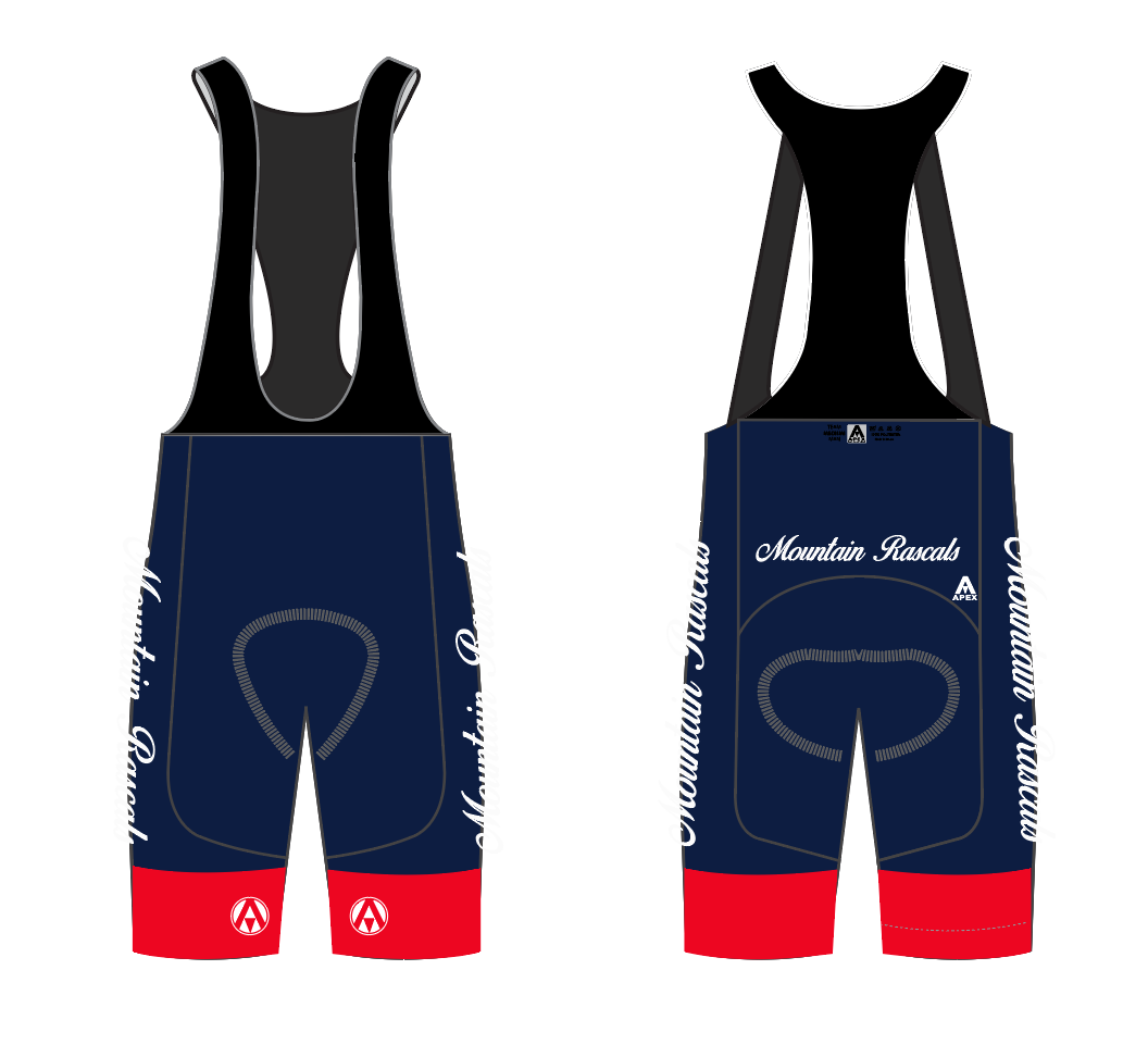 MOUNTAIN RASCALS ELITE BIB SHORTS