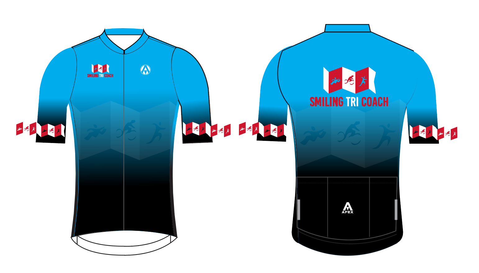 SMILING TRI COACH PRO SHORT SLEEVE JERSEY