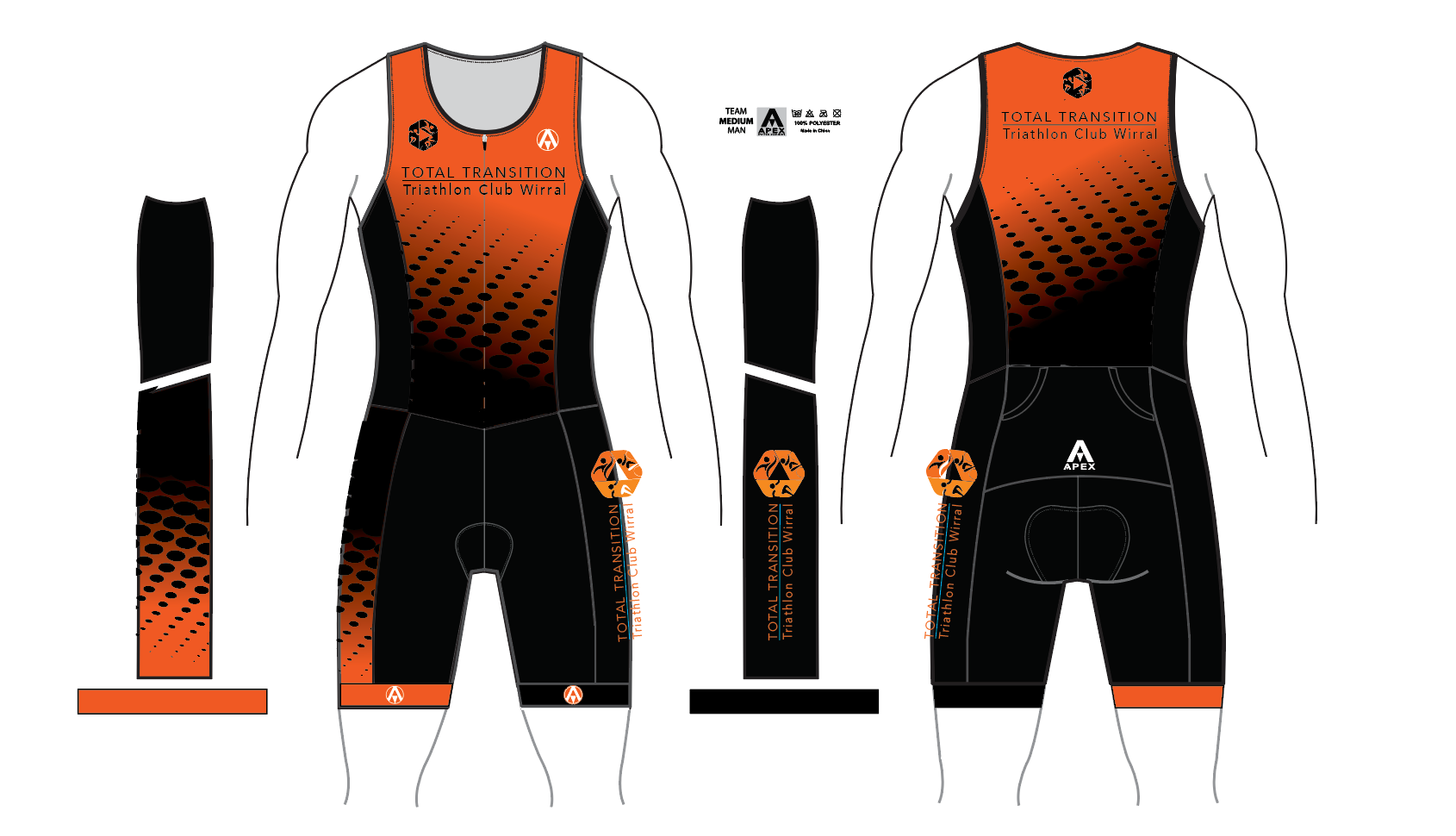 TOTAL TRANSITION TEAM TRI SUIT