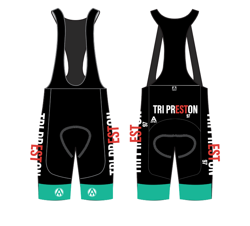 TRI PRESTON TEAM BIB SHORTS