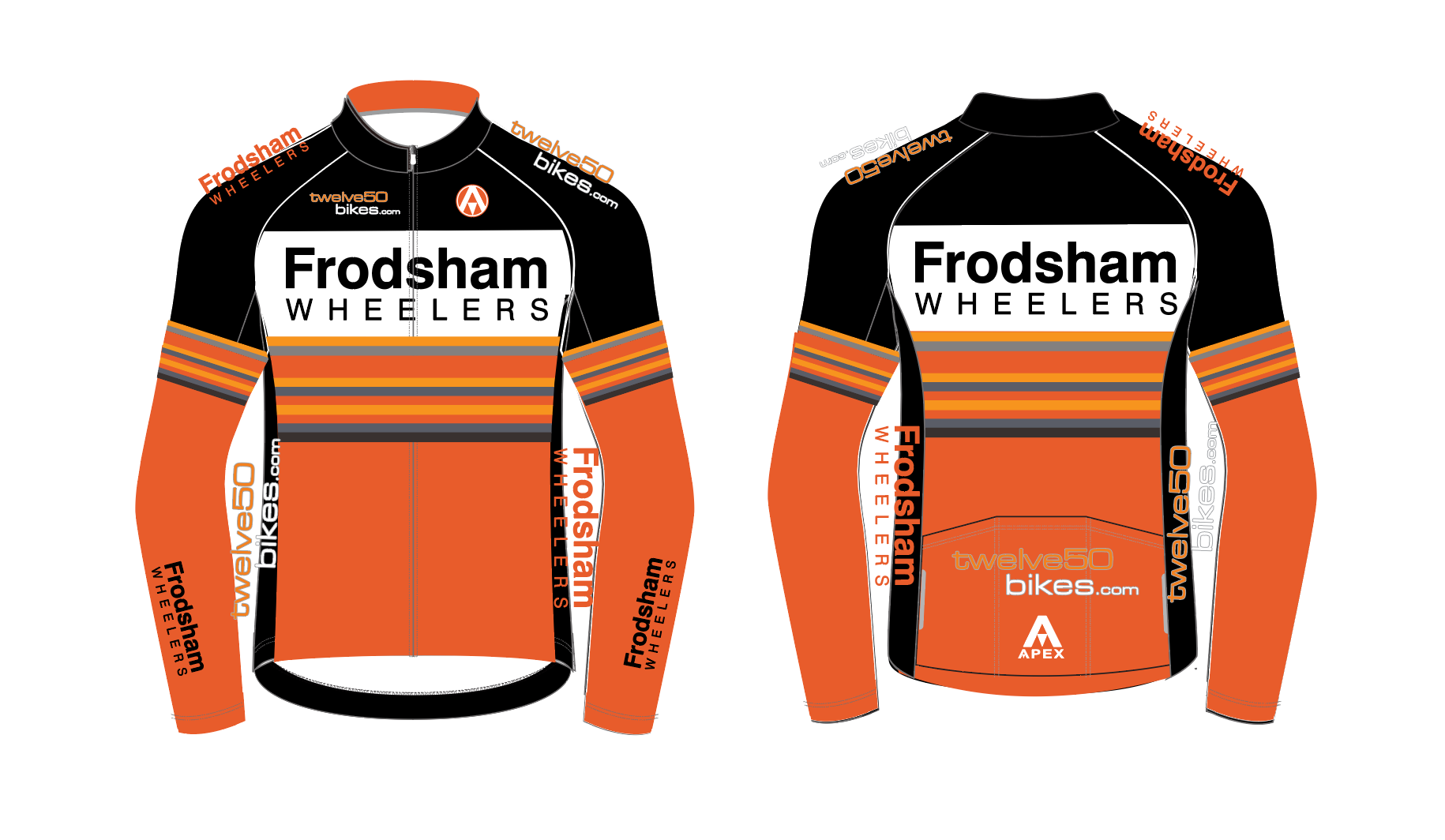 FRODSHAM WHEELERS PRO LONG SLEEVE AERO JERSEY