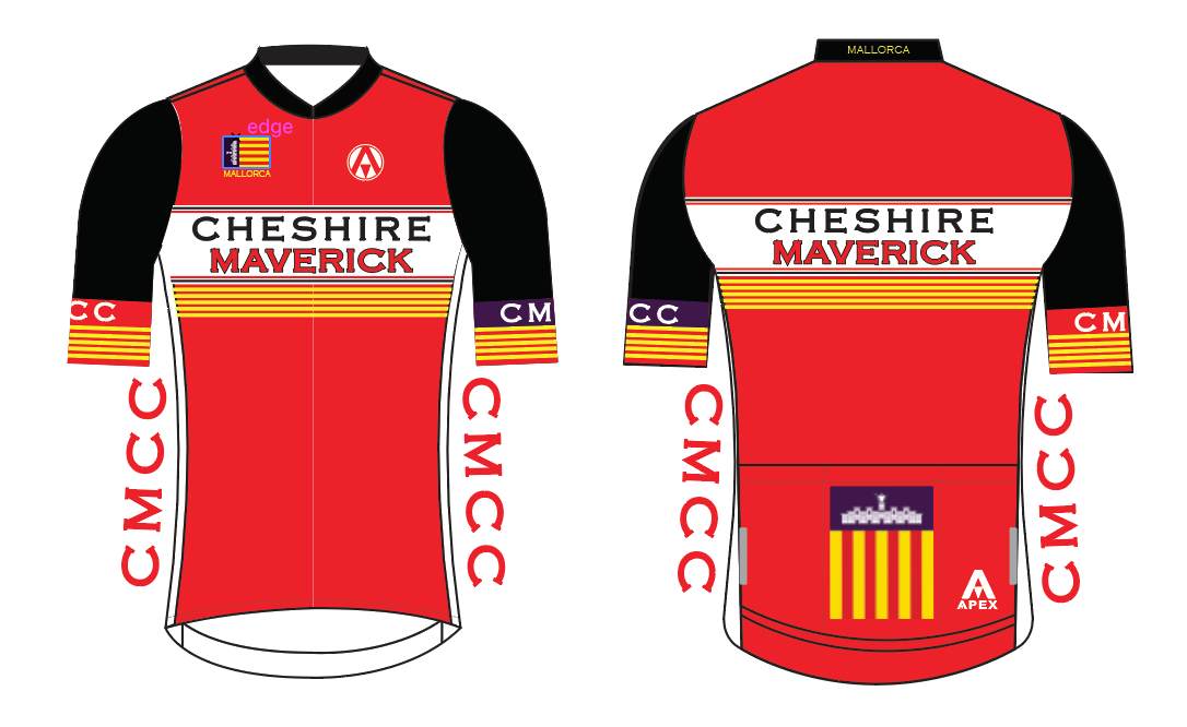 CHESHIRE MAVERICKS PRO SHORT SLEEVE JERSEY (MALLORCA)