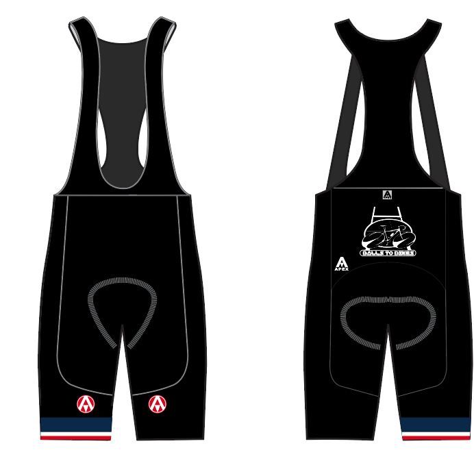 BALLS TO BIKES TEAM BIB SHORTS