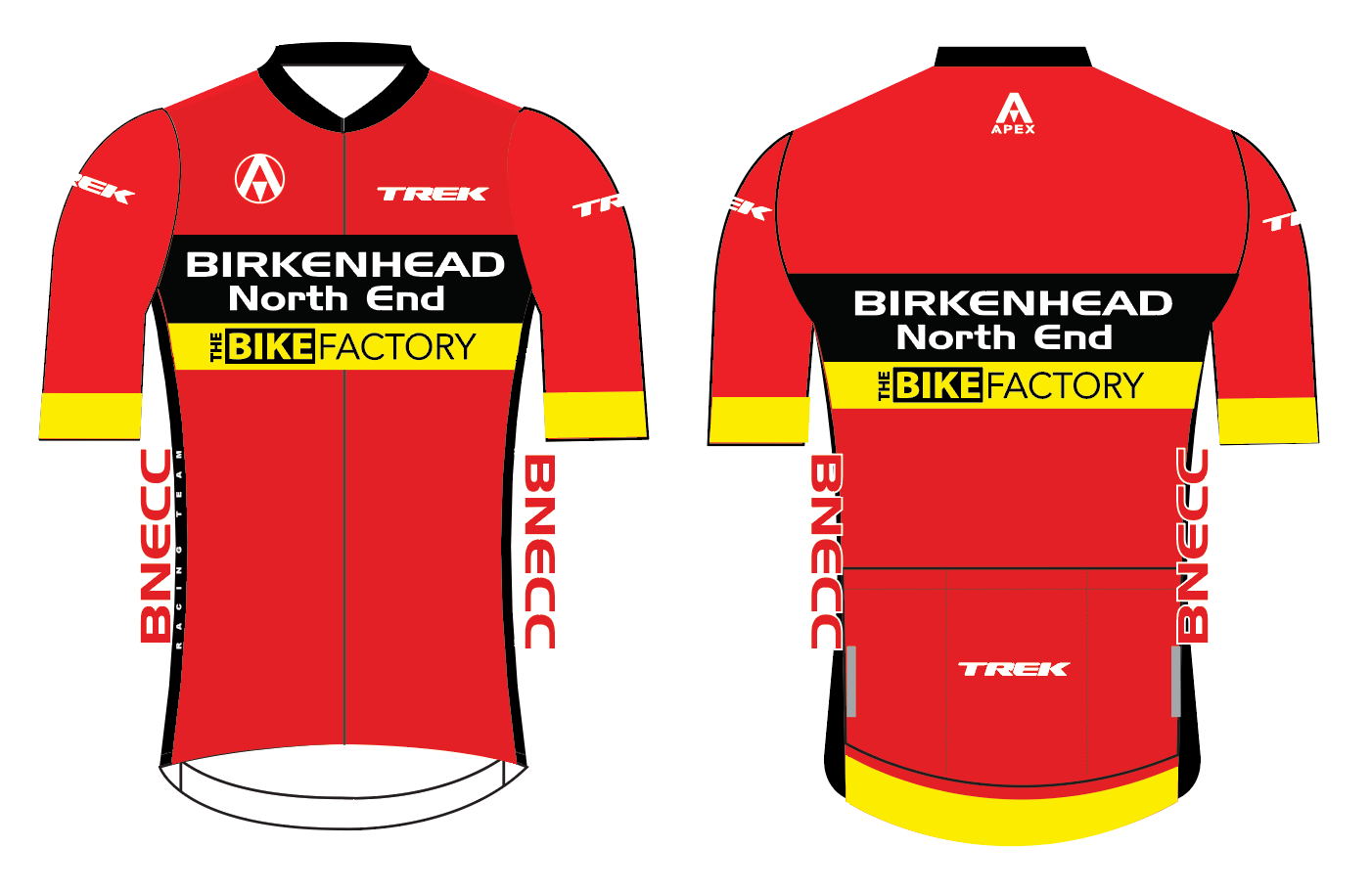 BNECC RACING TEAM (TREK) PRO SHORT SLEEVE JERSEY