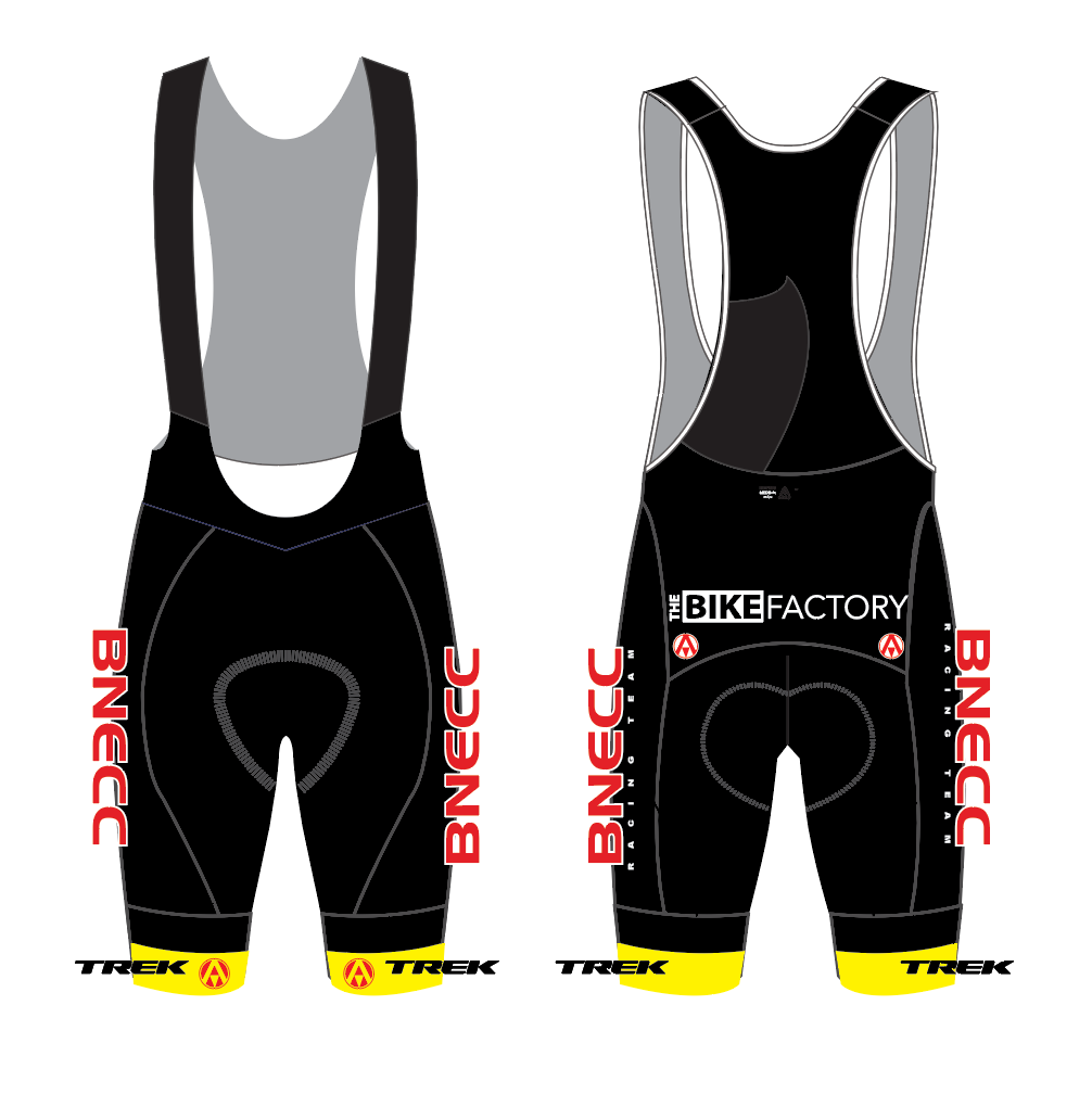 BNECC RACING TEAM (TREK) PRO BIB SHORTS