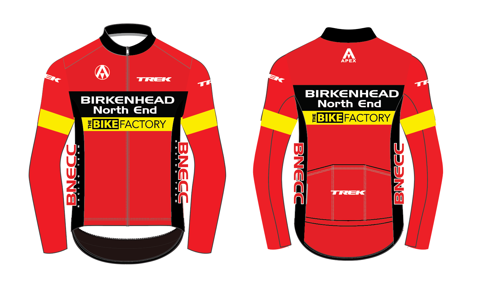 BNECC RACING TEAM PRO LONG SLEEVE AERO JERSEY