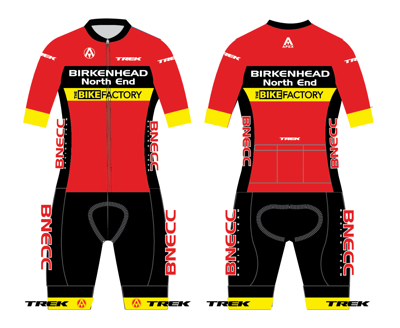 BNECC RACING TEAM (TREK) PRO RACE SUIT