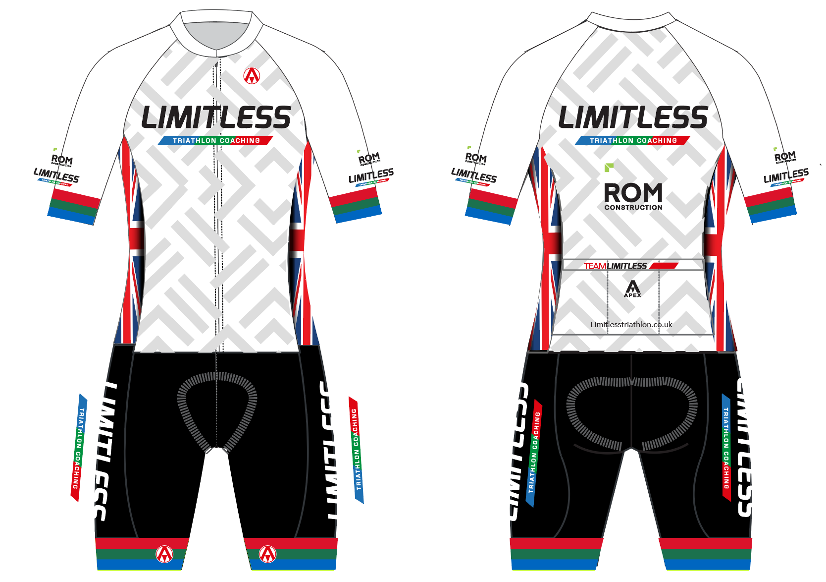 LIMITLESS PRO SPEED TRI SUIT - WHITE