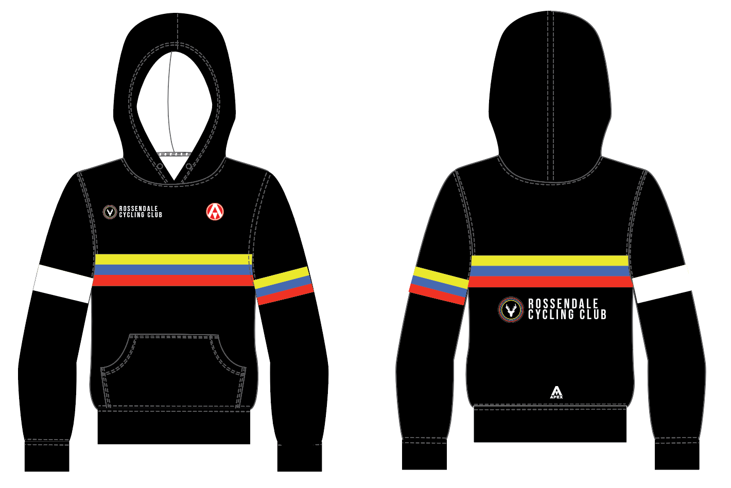 ROSSENDALE  PRO FULL CUSTOM HOODIE