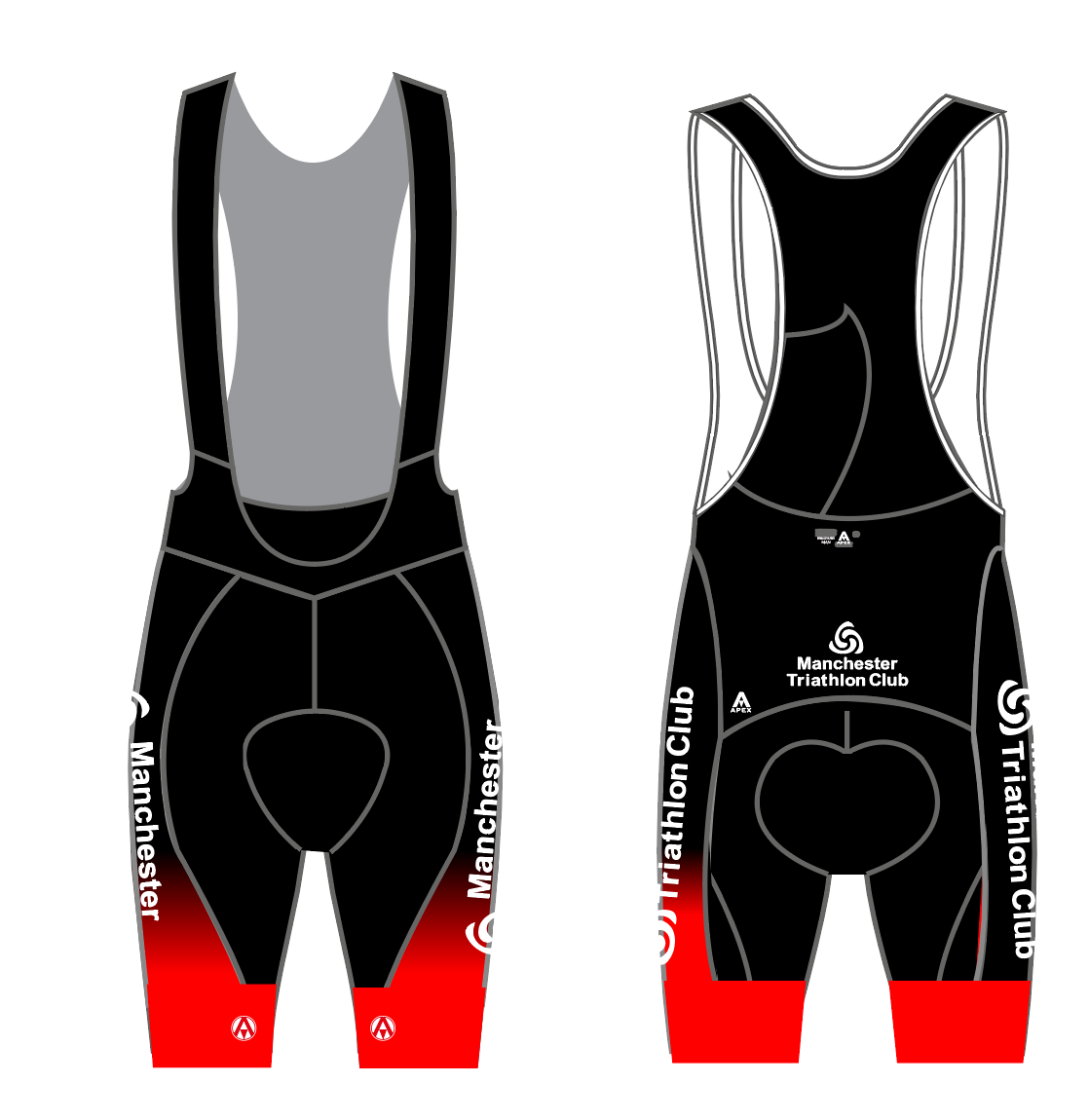SUNDAY DETOUR TRI PRO BIB SHORTS