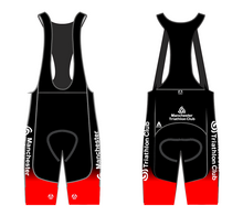 Load image into Gallery viewer, MANCHESTER TRI TEAM BIB SHORTS - inc kids