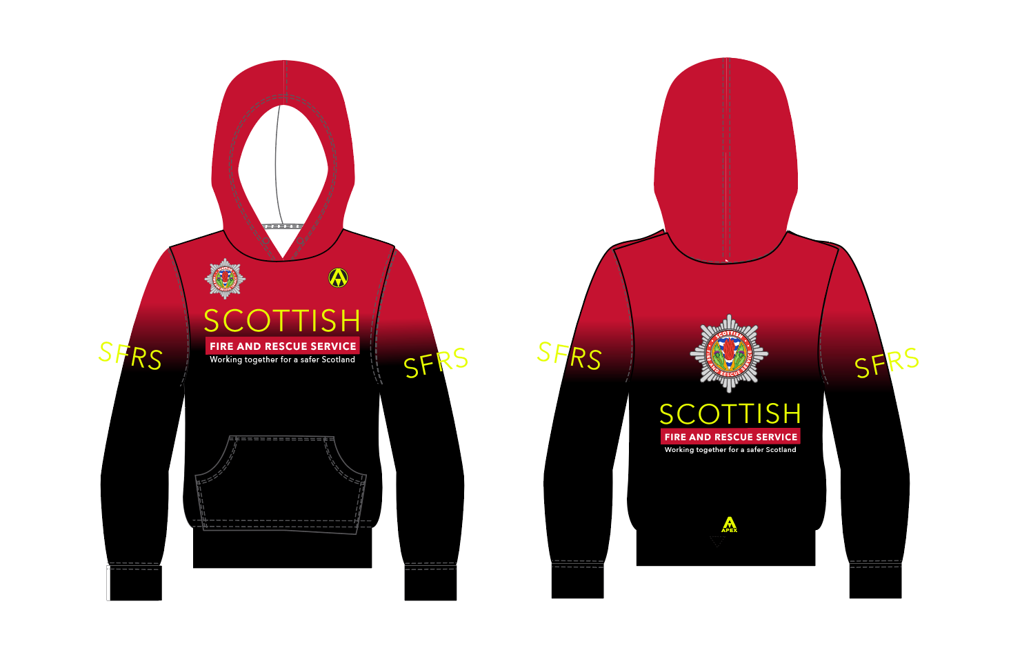 SFRS PRO FULL CUSTOM HOODIE
