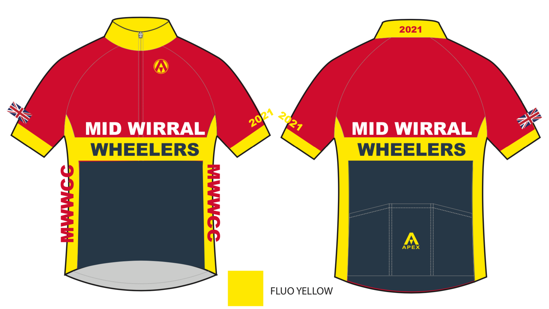 MID WIRRAL WHEELERS ELITE SS JERSEY