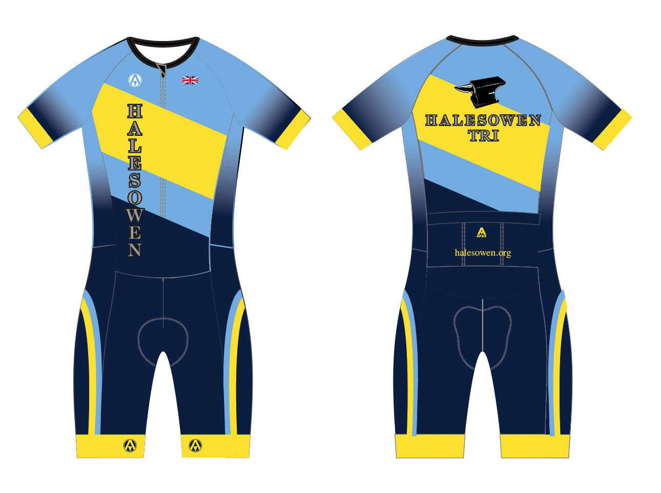 HALESOWEN TRI PRO SPEED TRI SUIT