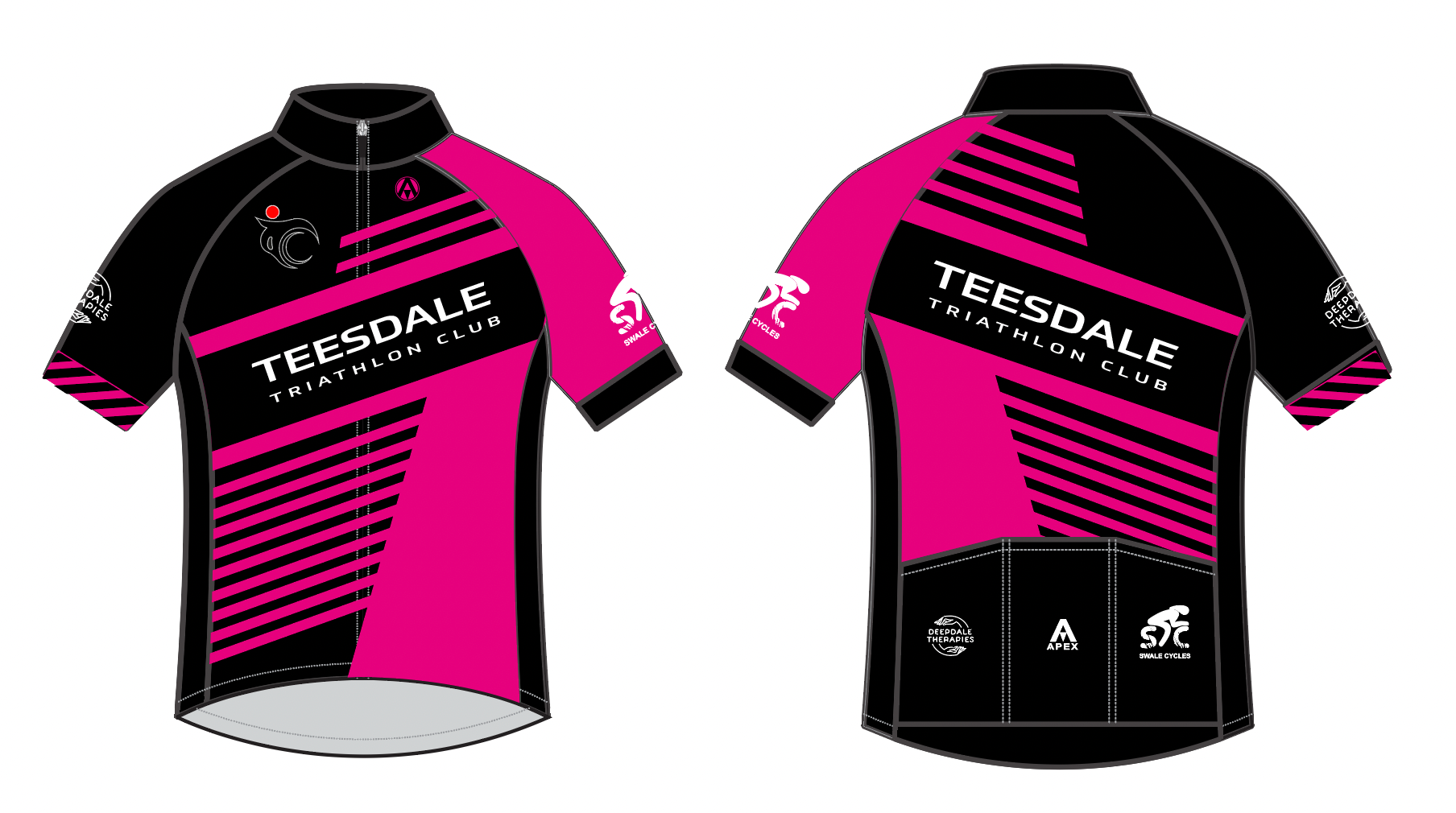 TEESDALE TRI TEAM SHORT SLEEVE JERSEY - inc kids