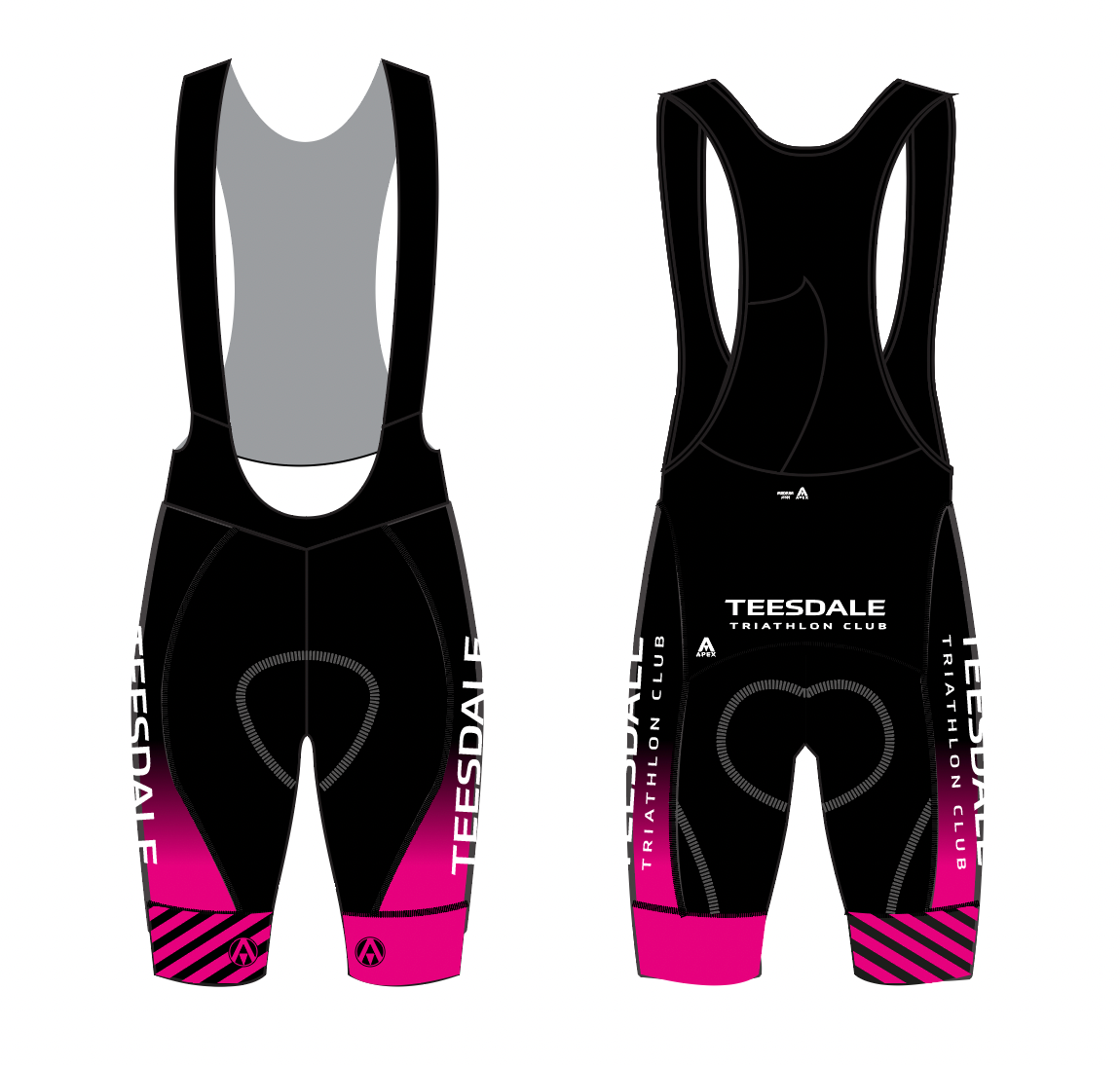TEESDALE TRI PRO BIB SHORTS