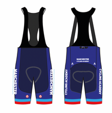 Load image into Gallery viewer, MANCHESTER ACADEMY TEAM BIB SHORTS - inc kids