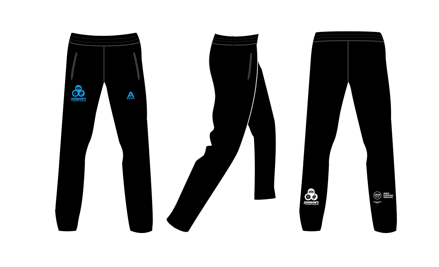 JOHNSONS COACHING PRO FULL CUSTOM TRACKSUIT PANTS