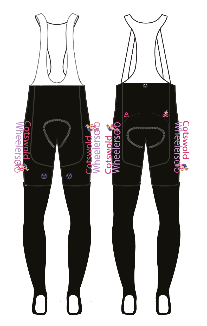 COTSWOLD WHEELERS TEAM BIB TIGHTS
