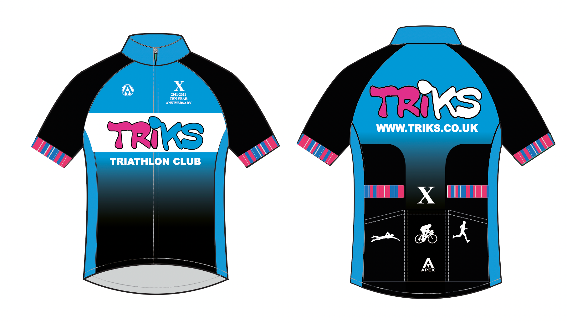 TRIKS TEAM SHORT SLEEVE JERSEY - inc kids