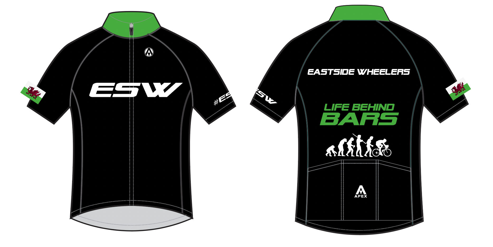 EASTSIDE WHEELERS TEAM SS JERSEY