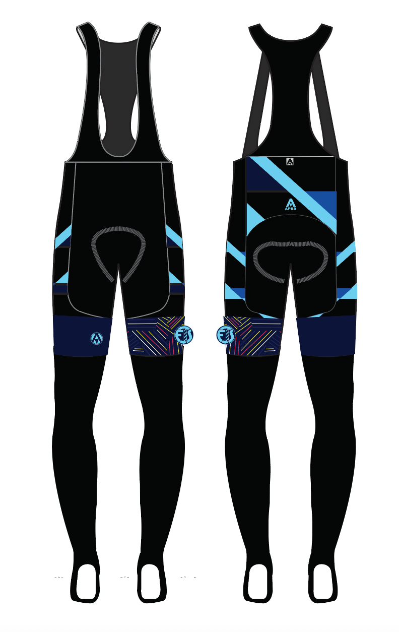 FJS PRO BIB TIGHTS - winter design