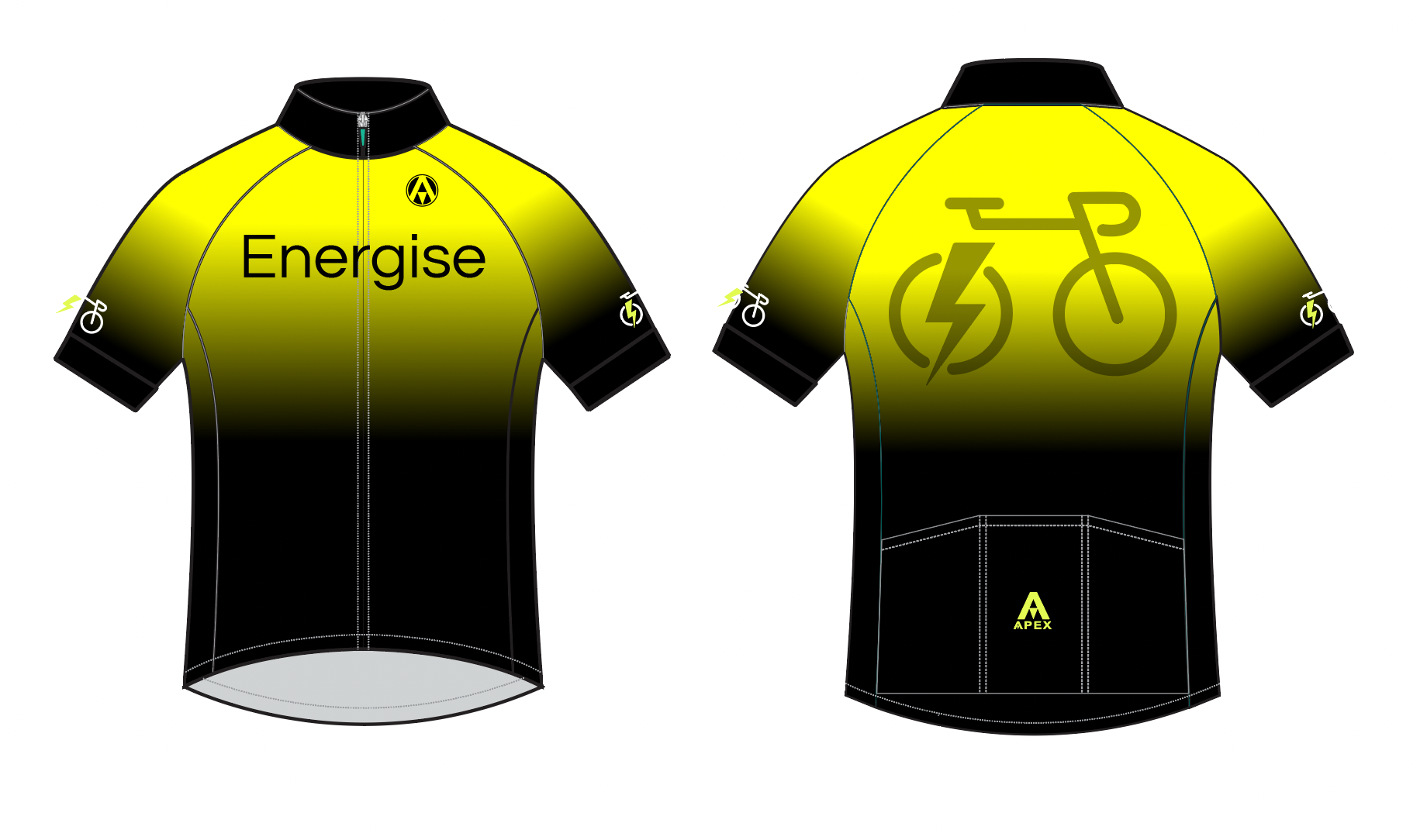 ENERGISE TEAM SHORT SLEEVE JERSEY - inc kids