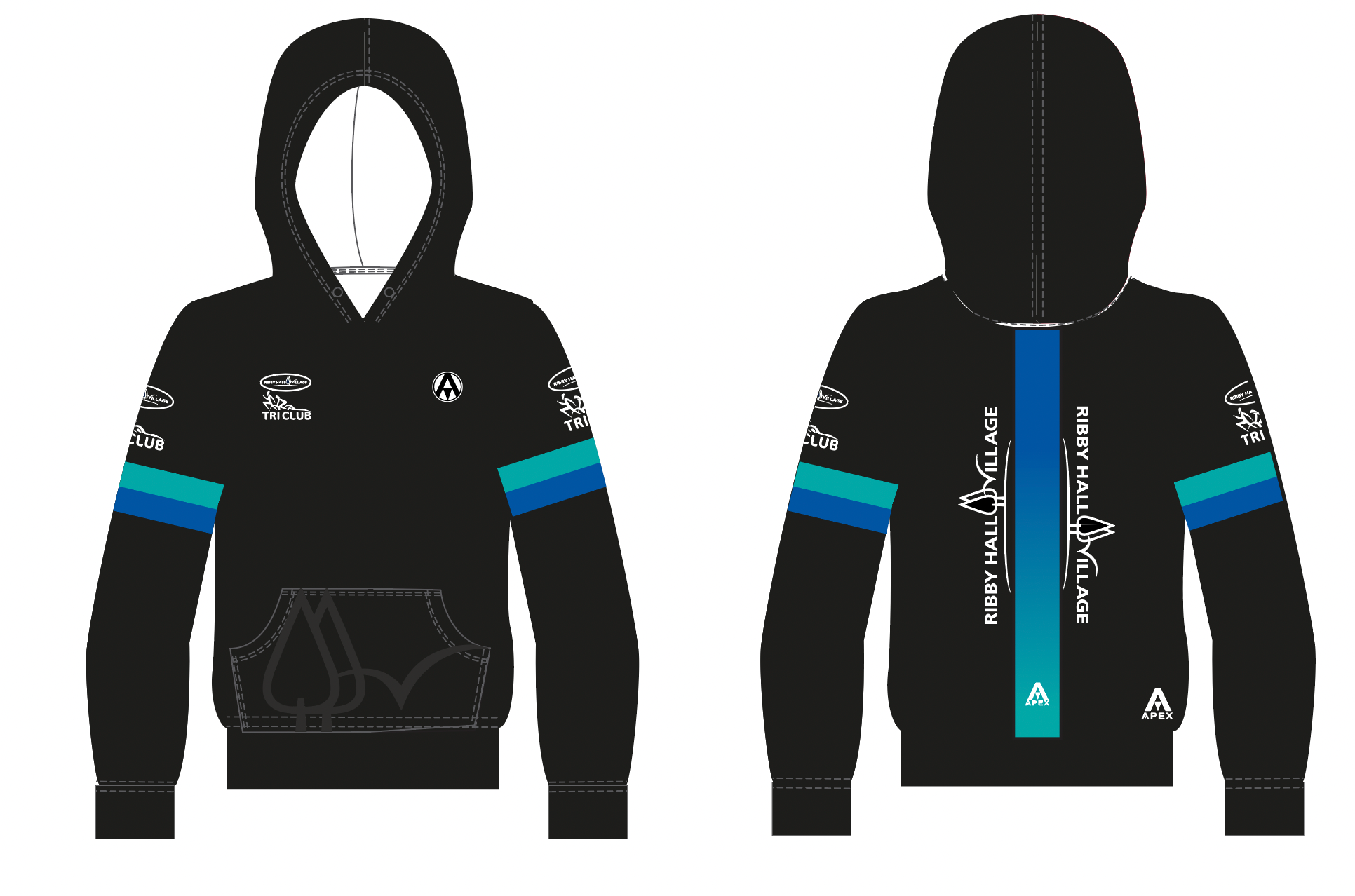 RIBBY HALL PRO FULL CUSTOM HOODIE