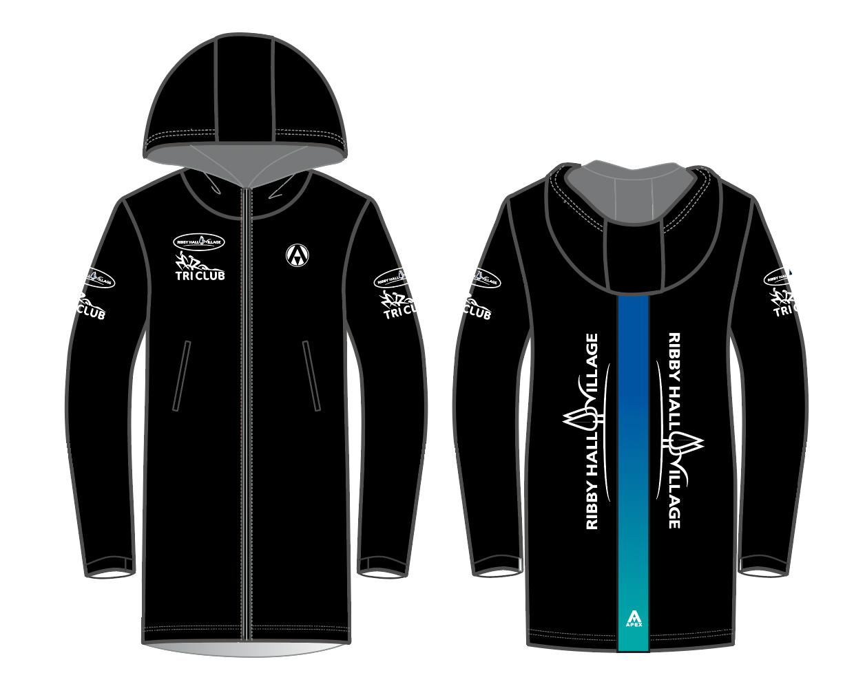 RIBBY HALL PRO CHANGING ROBE