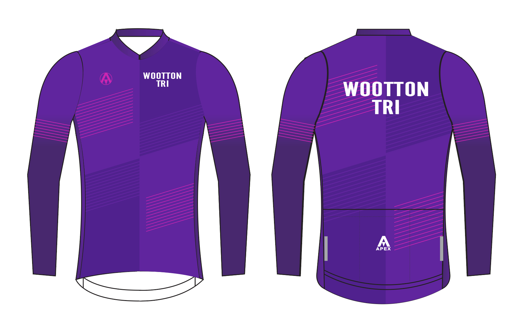 WOOTTON TRI PRO LONG SLEEVE AERO JERSEY